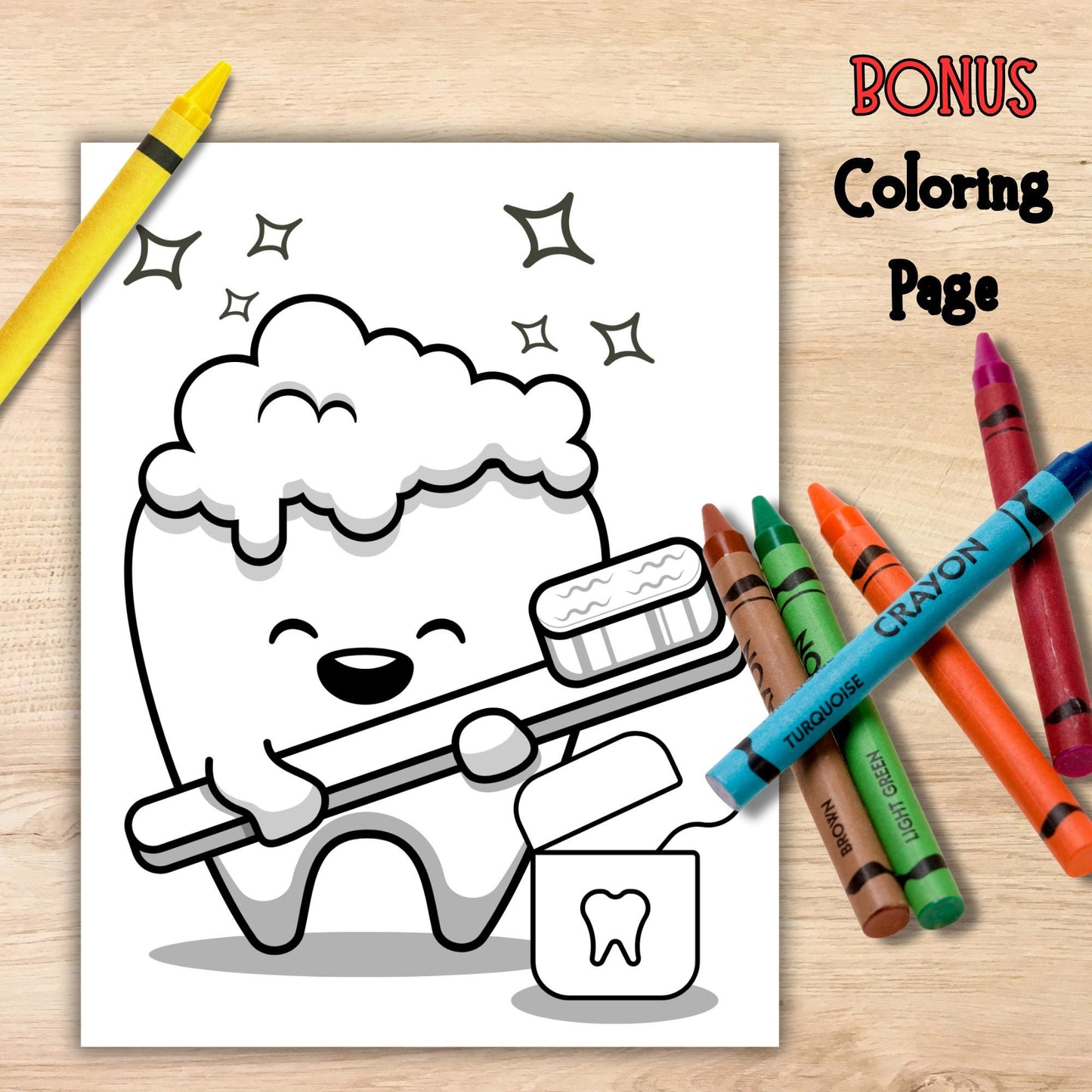 Brush Teeth PRINTABLE, Brush Teeth Chart, Toddler Brushing, Teeth Brushing Chart, Tooth Brushing Schedule, Weekly Brushing Checklist