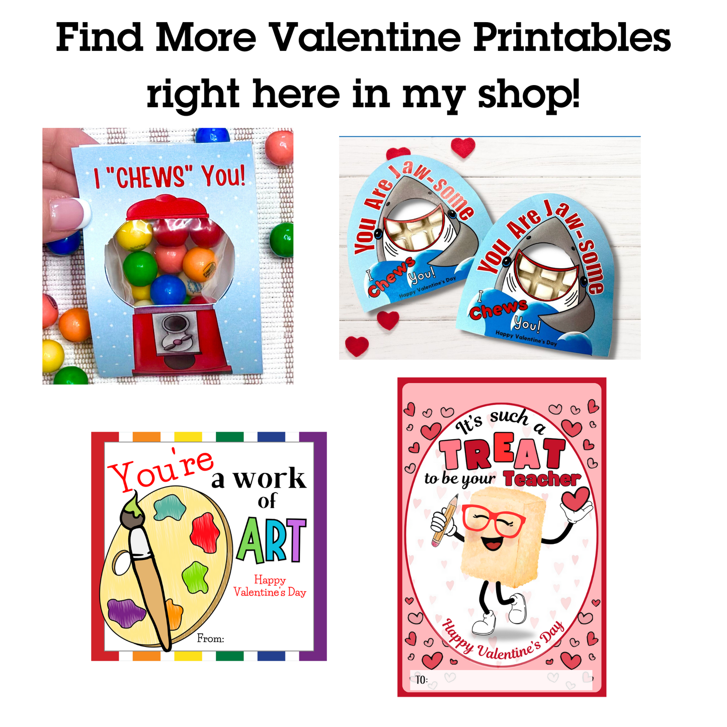 Hockey Valentine Cards for Kids | Printable
