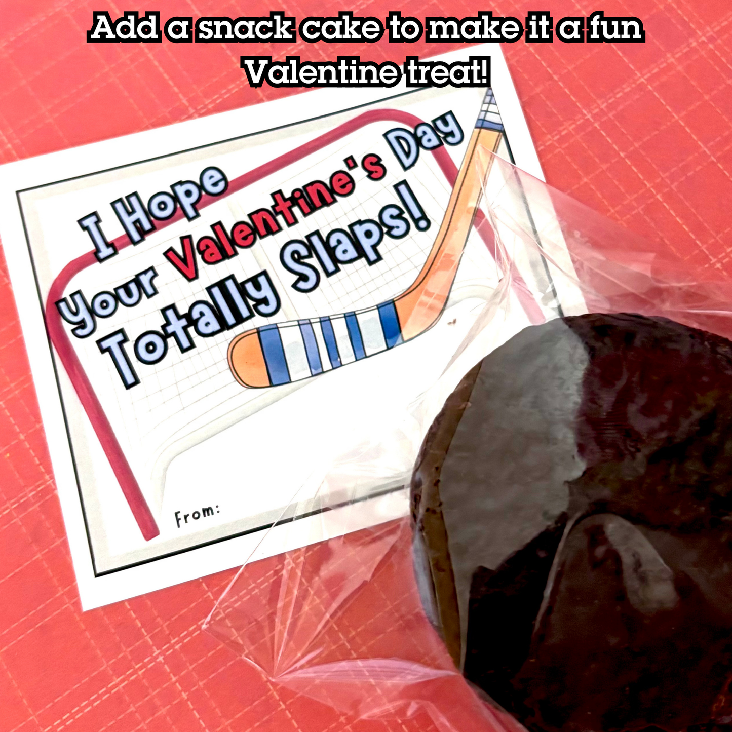 Hockey Valentine Cards for Kids | Printable