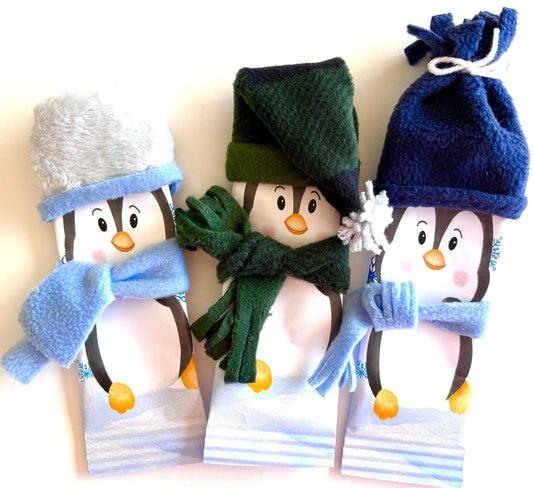 DIY Penguin Candy Bar Wrapper Printable | Cute Holiday Craft and Party Favor Gift Idea
